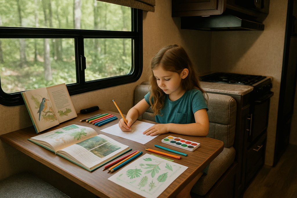 Homeschooling on the road made easier with ChatGPT for RV travel educational tools."