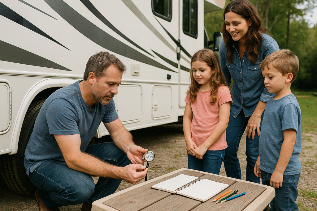ChatGPT suggests maintenance tips based on your RV setup.